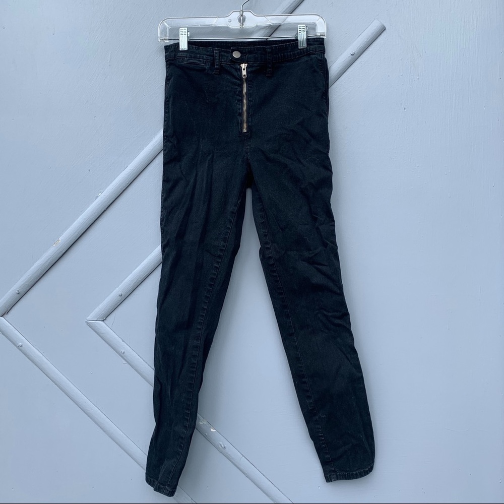 Twig Exposed Zip Black BDG Jeans | Size 27 - Picture 3 of 6